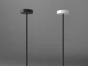 two hanging lamps halo design bellevue pendant Modèle 3D