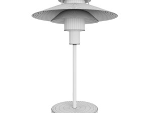 halo design brand rivoli tablelamp model 3D Model