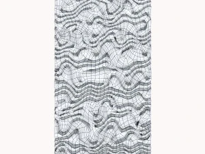 장식 세라믹 타일 3D 모델