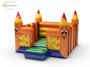 батут 3D Модель