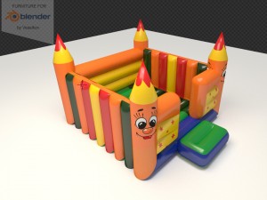 trampoline Modelo 3D