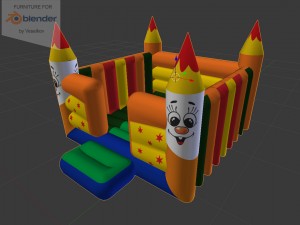 trampoline Modelo 3D