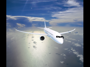 boeing 797 concept - mom aircraft 3D Модель
