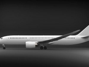 boeing 797 concept - mom aircraft 3D Model