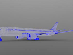 boeing 797 concept - mom aircraft 3D Model