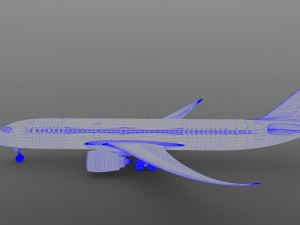 boeing 797 concept - mom aircraft 3D Model