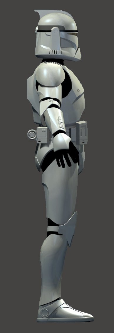 Clone Trooper Figurines - Pose 1 - 3D Print Files – Galactic Armory