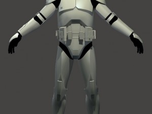 3d printable clone armour Modelo de Impressão 3D