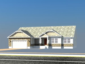 u s row house 3D 모델