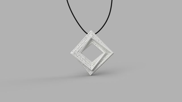 pendant v2 3Dプリントモデル .c4d .max .obj .3ds .fbx .stl .blend 