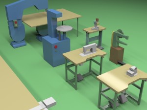 sewing machines 3D Model