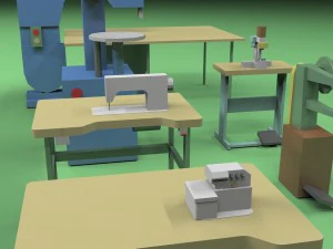sewing machines 3D Model