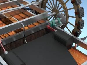 stagecoach with steam engine 3D Model