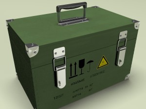 soviet military box 3D Model