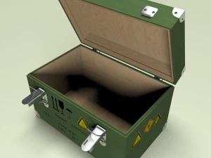 soviet military box 3D Model
