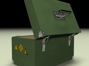 soviet military box 3D Model