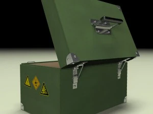 soviet military box 3D Model