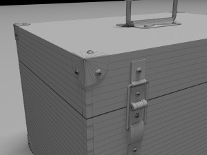 soviet military box 3D Model
