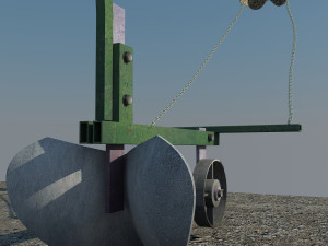 hand plow 3D मॉडल