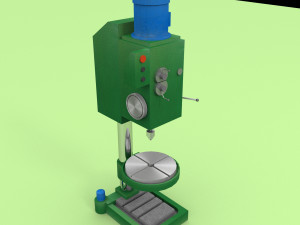 industrial drilling machine 3D मॉडल