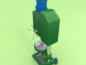 industrial drilling machine Modèle 3D