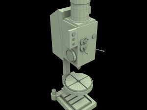industrial drilling machine Modèle 3D