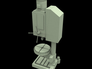 industrial drilling machine Modèle 3D