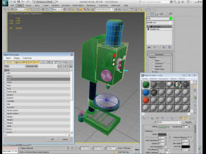 industrial drilling machine Modèle 3D