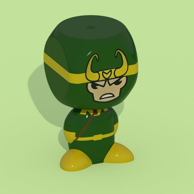 loki marvel comics Modelo 3D .c4d .max .obj .3ds .fbx .stl .blend 