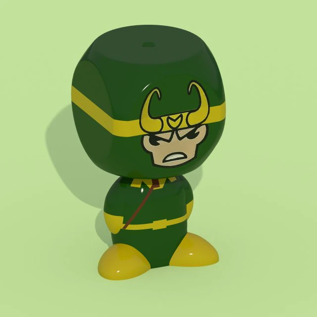 loki marvel comics 3D Model .c4d .max .obj .3ds .fbx .stl .blend 