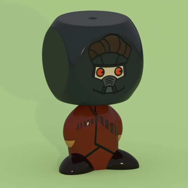 star lord marvel comics 3D Model .c4d .max .obj .3ds .fbx .stl .blend 