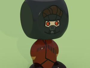 star lord marvel comics Modelo 3D