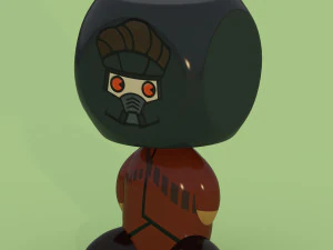 star lord marvel comics 3D Model