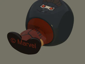 star lord marvel comics 3D Model