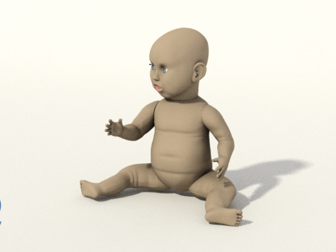 Doll baby 3D-Modell