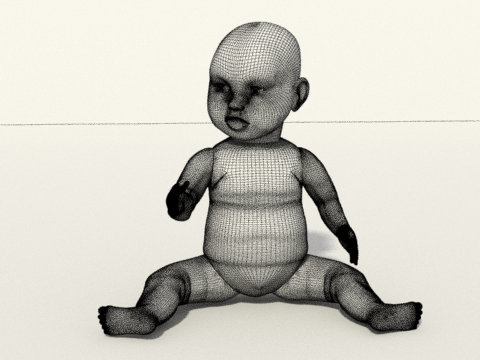Doll baby 3D-Modell