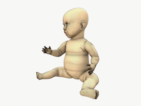Doll baby 3D-Modell