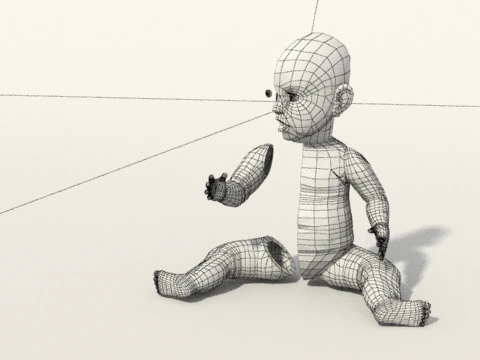 Doll baby 3D Model