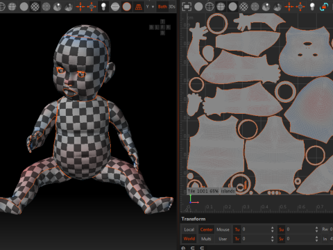 Doll baby 3D-Modell
