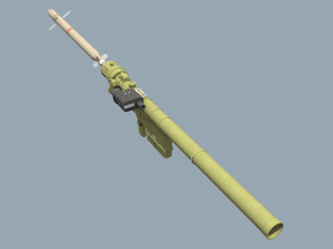 man-portable anti-aircraft missile system verba 3D Model