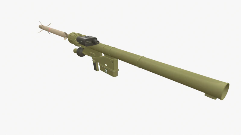 Sistema port&aacute;til de misiles antia&eacute;reos verba Modelo 3D .c4d .max .obj .3ds .fbx .stl .blend 