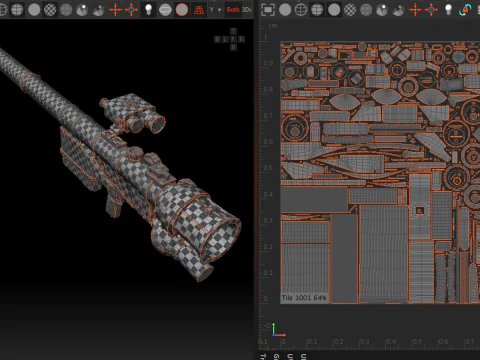 Sistema port&aacute;til de misiles antia&eacute;reos verba Modelo 3D