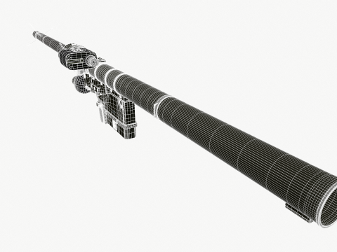 Man-portable anti-aircraft missile system verba 3D Модель