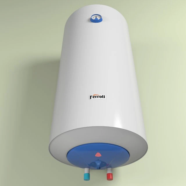 boiler 100l 3D Model .c4d .max .obj .3ds .fbx .stl .blend 