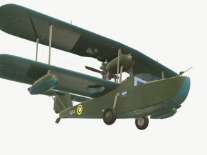 Supermarine walrus mk-1 3D Model
