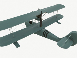 Seaplane macchi m41 bis Modelo 3D