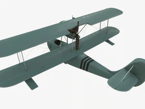 Seaplane macchi m41 bis 3D Model