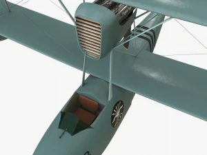 Seaplane macchi m41 bis 3D Model