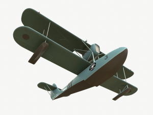Seaplane macchi m41 bis Modelo 3D