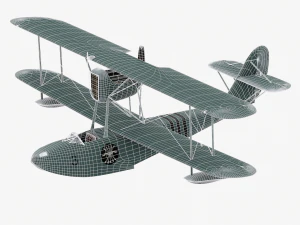 Seaplane macchi m41 bis 3D Model